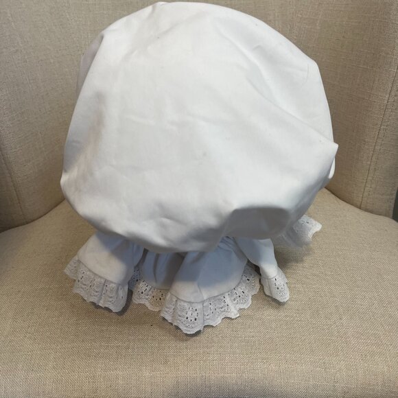 Victorian Mob Cap|Victorian Style Maid Cap|White Vintage Night Cap|Historical - Picture 2 of 5
